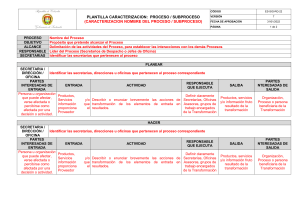 Plantilla Caracterizaci&oacute;n de Procesos y Subprocesos - Gobernaci&oacute;n de Santander