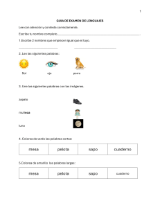 Gu&iacute;a de Examen Primaria: Lenguajes, Ciencias, &Eacute;tica y Sociedades