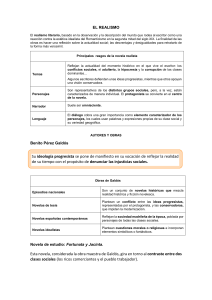 El Realismo en la literatura espa&ntilde;ola