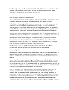 Antropología Jurídica: Objeto de Estudio y Aplicaciones