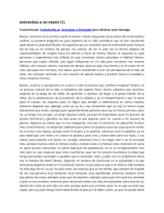 Entrevista: Perspectivas de una mujer de 50 a&ntilde;os