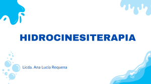 Hidrocinesiterapia: Definici&oacute;n, T&eacute;cnicas, M&eacute;todos e Indicaciones