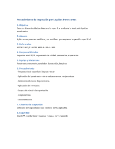 Procedimiento de Inspección por Líquidos Penetrantes: Guía Completa