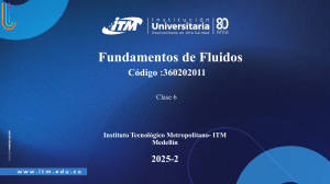 Fundamentos de Fluidos: Ecuación de la Energía y Aplicaciones