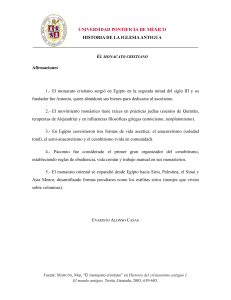 El Monacato Cristiano: Orígenes, Formas y Expansión | Historia Iglesia