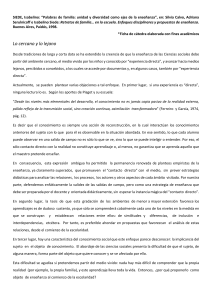 Ense&ntilde;anza de Ciencias Sociales: Cr&iacute;tica a 'Lo Cercano y Lo Lejano'