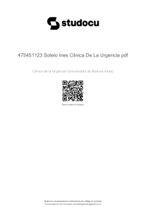Cl&iacute;nica de la Urgencia: Psicoan&aacute;lisis y Emergencias