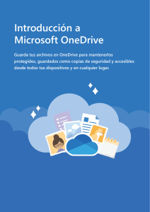 Introducci&oacute;n a Microsoft OneDrive