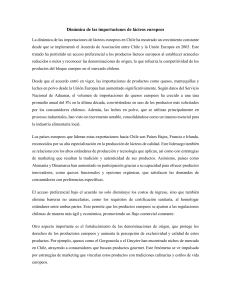 Din&aacute;mica de las importaciones de l&aacute;cteos europeos