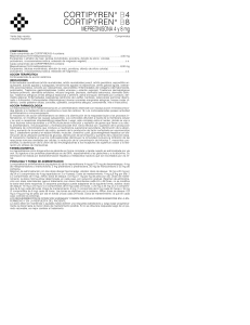 CORTIPYREN B 4/8 mg: Meprednisona - Informaci&oacute;n Farmacol&oacute;gica