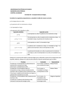 L&oacute;gica B&aacute;sica: Proposiciones y Razonamiento en Ingenier&iacute;a Mecatr&oacute;nica