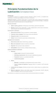 Principios Fundamentales de la Lubricaci&oacute;n: Conceptos Clave y Factores