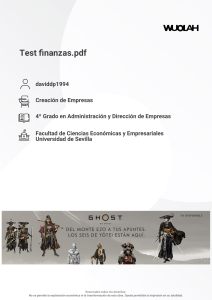 Examen Creaci&oacute;n de Empresas - Universidad de Sevilla