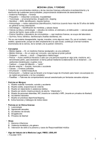 Medicina Legal y Forense: Conceptos, Pericias y Historia