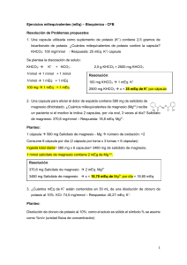Ejercicios de Miliequivalentes (mEq) en Bioqu&iacute;mica con Soluciones