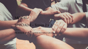 Moral: Experiencia y Relativismo Moral - Presentaci&oacute;n