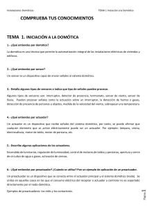 Dom&oacute;tica: Cuestionario de Introducci&oacute;n