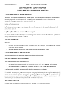 Sensores en Dom&oacute;tica: Ejercicios de Comprobaci&oacute;n