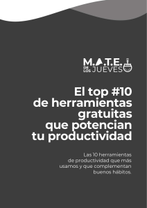 Gu&iacute;a de las 10 mejores herramientas gratuitas de productividad