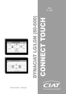 CONNECT TOUCH DYNACIAT LG/LGN (80-600) Instruction Manual | CIAT