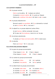 Pronominaliza&ccedil;&atilde;o em Franc&ecirc;s: Guia Completo de Uso e Formas (6P)