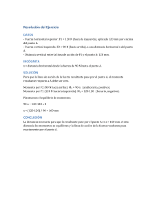 Resolución de Ejercicio de Estática: Cálculo de Distancia para Momento Cero