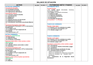 Balance de Situaci&oacute;n: Activos, Patrimonio y Pasivo