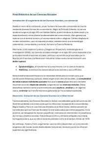 Did&aacute;ctica de Ciencias Sociales en Nivel Inicial: Evoluci&oacute;n y Curr&iacute;culo 2022