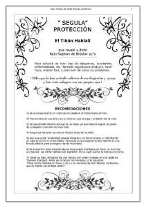 Tik&uacute;n Haklali: Gu&iacute;a de Protecci&oacute;n y Curaci&oacute;n Espiritual