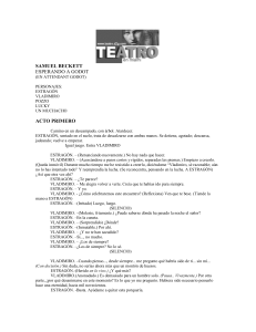 ESPERANDO A GODOT DE SAMUEL BECKETT