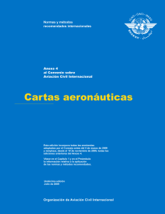 Cartas Aeronáuticas: Anexo 4 OACI
