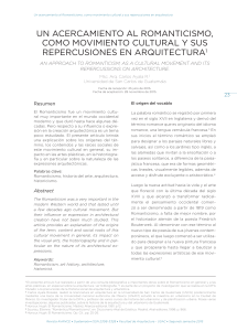 Romanticismo y Arquitectura: Un Acercamiento Cultural