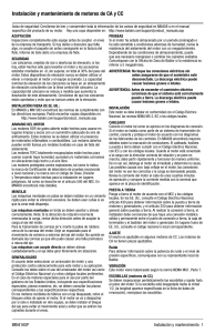 MOTORES ELECTRICOS CC - CA BALDOR