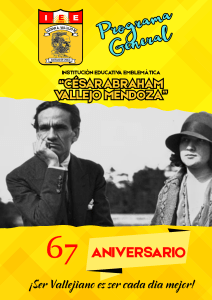 Programa Aniversario IEE C&eacute;sar Vallejo Mendoza - Santiago de Chuco