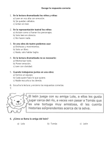 Evaluaci&oacute;n de Lectura Dramatizada y Habilidades Sociales para Primaria