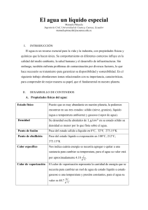 El Agua: Propiedades, Contaminaci&oacute;n, Tratamiento y Uso en Ingenier&iacute;a Civil