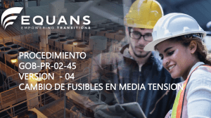 Procedimiento Cambio Fusibles Media Tensión