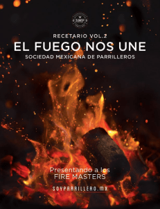 Recetario Vol. 2: El Fuego Nos Une - Sociedad Mexicana de Parrilleros
