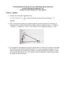Examen Parcial Din&aacute;mica IC-282 | Ingenier&iacute;a Civil UNSCH