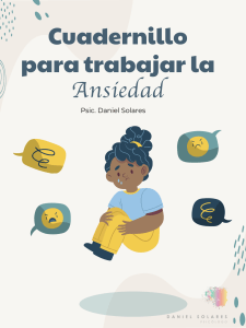 Ansiedad: Cuadernillo de ejercicios y estrategias