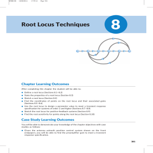 Root Locus Techniques: Control Systems Engineering Chapter 8