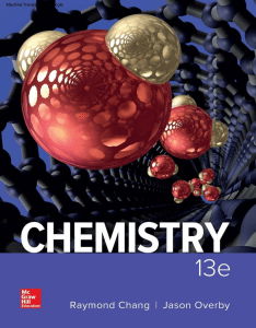 Qu&iacute;mica 13e: Libro de Texto de Chang & Overby | McGraw-Hill Education