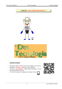 Electricidad B&aacute;sica: Unidad de Tecnolog&iacute;a