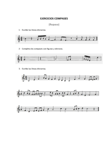 Ejercicios de Compases: Repaso de Figuras y Silencios Musicales