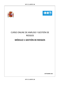 An&aacute;lisis y Gesti&oacute;n de Riesgos: M&oacute;dulo 1
