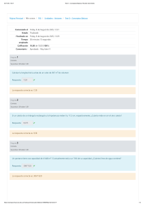 Examen de Conceptos B&aacute;sicos de F&iacute;sica - Vectores