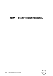 Identificaci&oacute;n Personal: Cuaderno de Ejercicios para Primaria