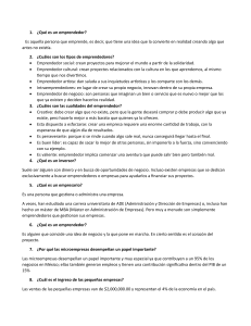 &iquest;Qu&eacute; es un emprendedor? Tipos y cualidades
