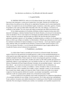 Doctores Escol&aacute;sticos y Fil&oacute;sofos del Derecho Natural: Feudalismo y la Iglesia