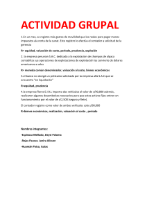 Actividad Grupal: Principios Contables y Casos Pr&aacute;cticos
